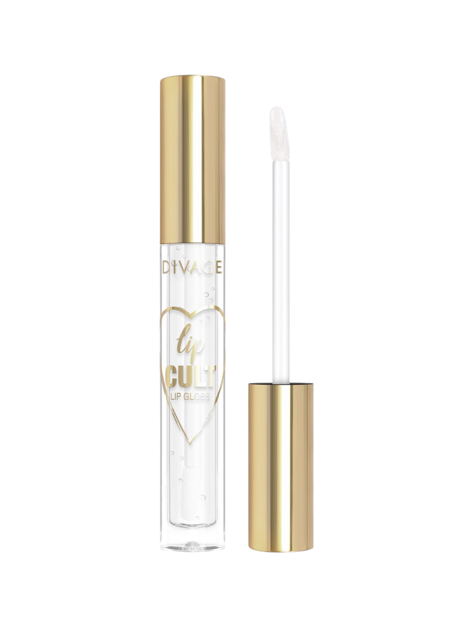 Divage Блеск Для Губ Lip Cult Lip Gloss Тон 01 прозрачный, clear