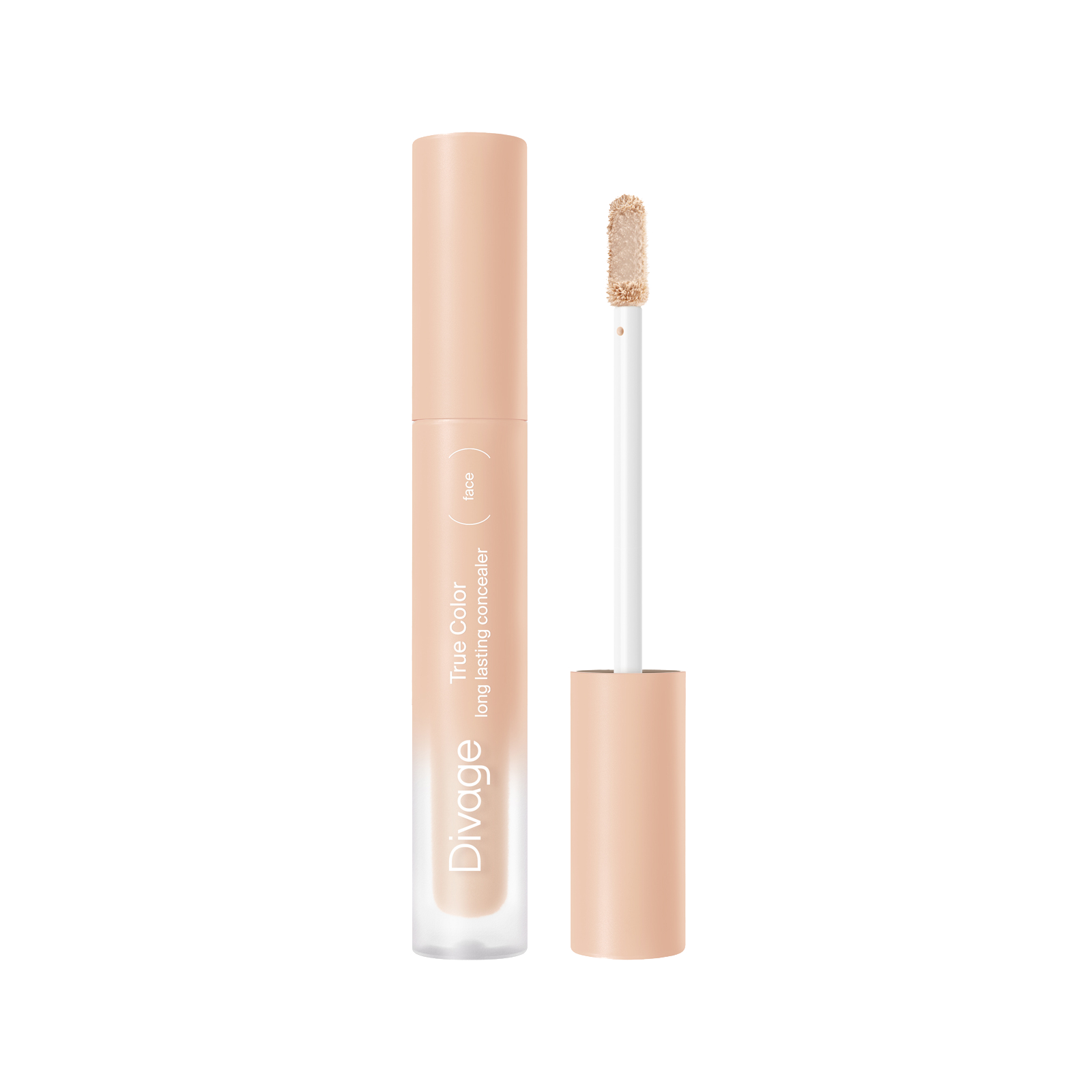 Divage Консилер для лица натурального цвета Concealer True Color Тон 02w розово-бежевый
