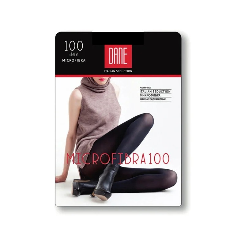 Колготки женские Dane Microfibra, 100 ден, размер: 4, цвет: nero