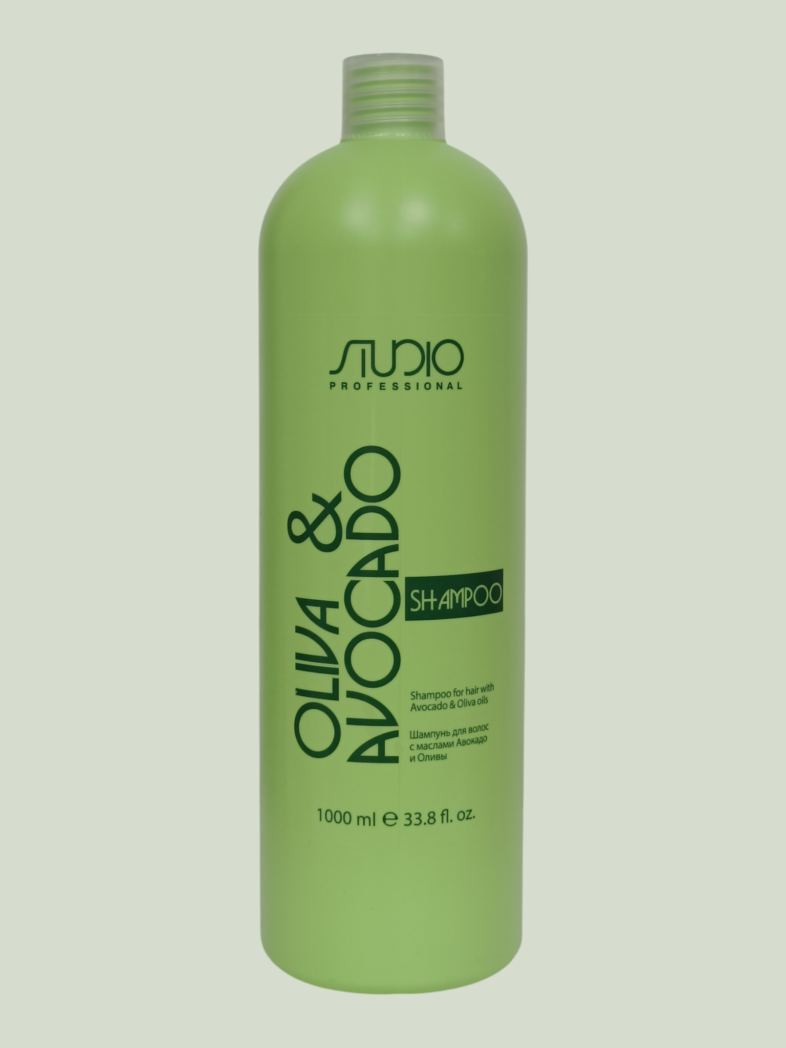 Шампунь для волос увлажняющий Kapous Studio Olive & Avocado, 1000 мл