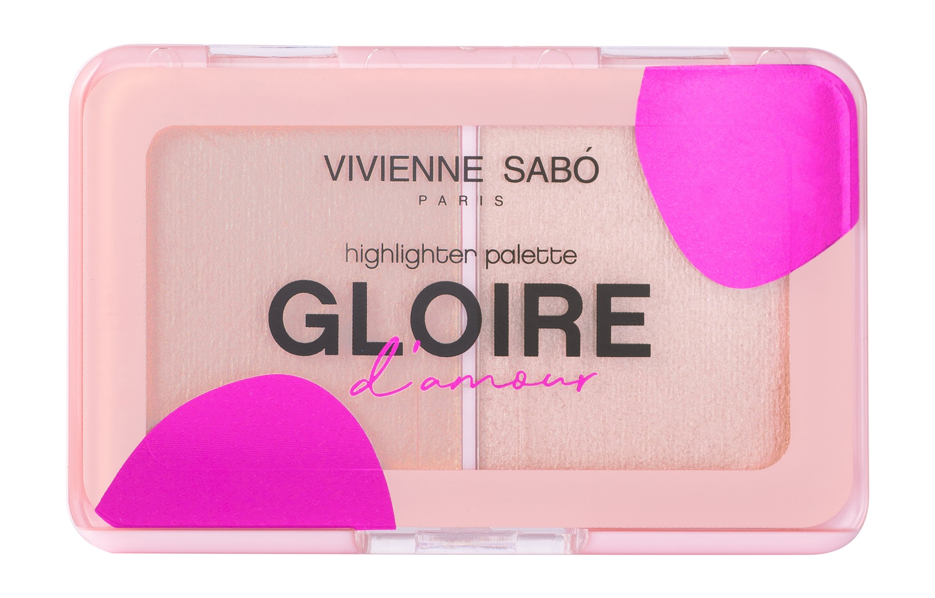 Палетка хайлайтеров Vivienne Sabo Gloire D'amour, тон 02
