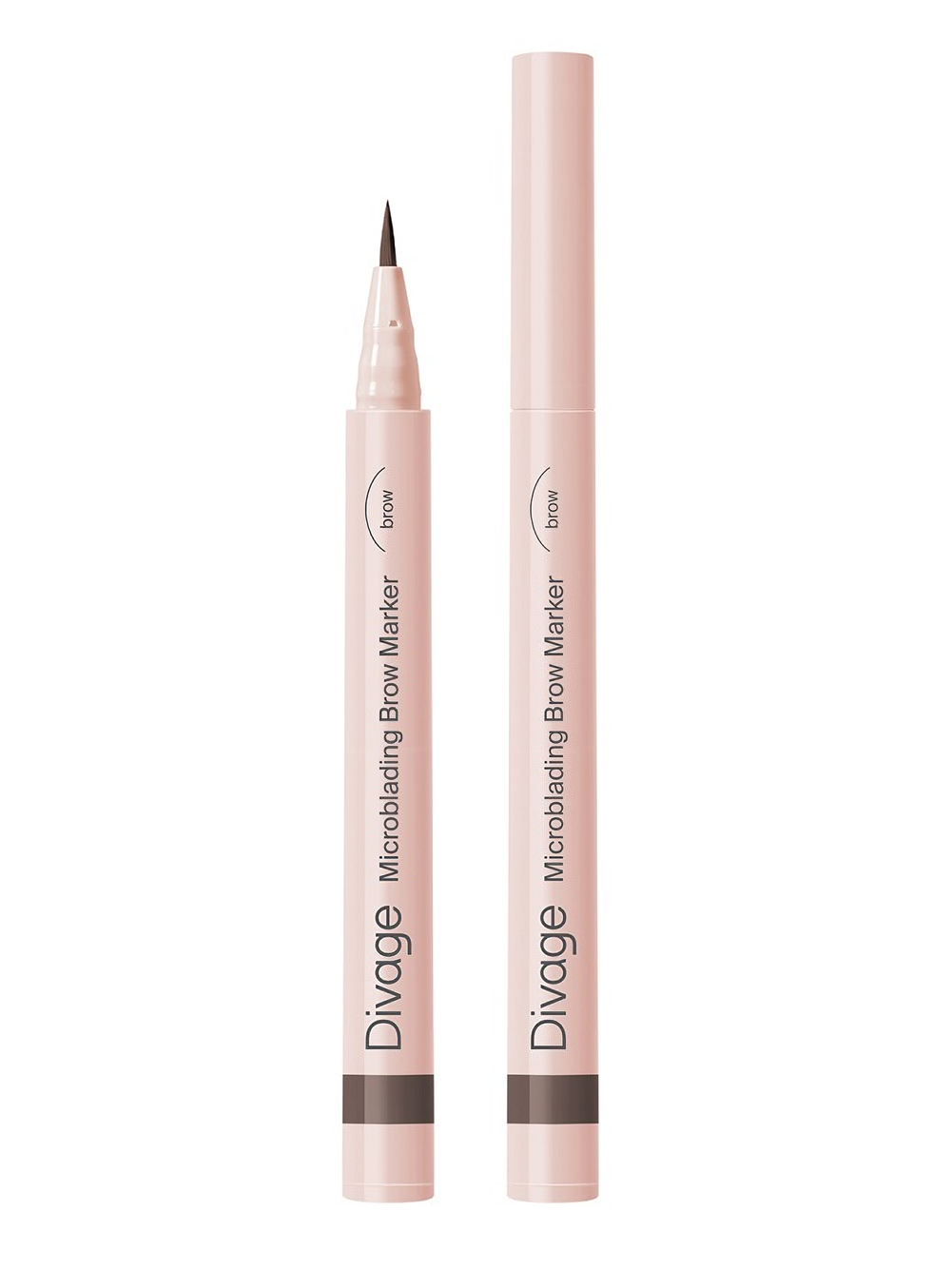 Маркер для бровей Divage Microblading, стойкий, тон: 03 коричнево-серый, 0.7мл