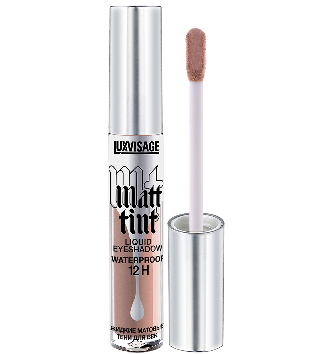 Жидкие матовые тени для век Luxvisage Matt tint waterproof 12H, тон: 104 Cool Taupe, 3г