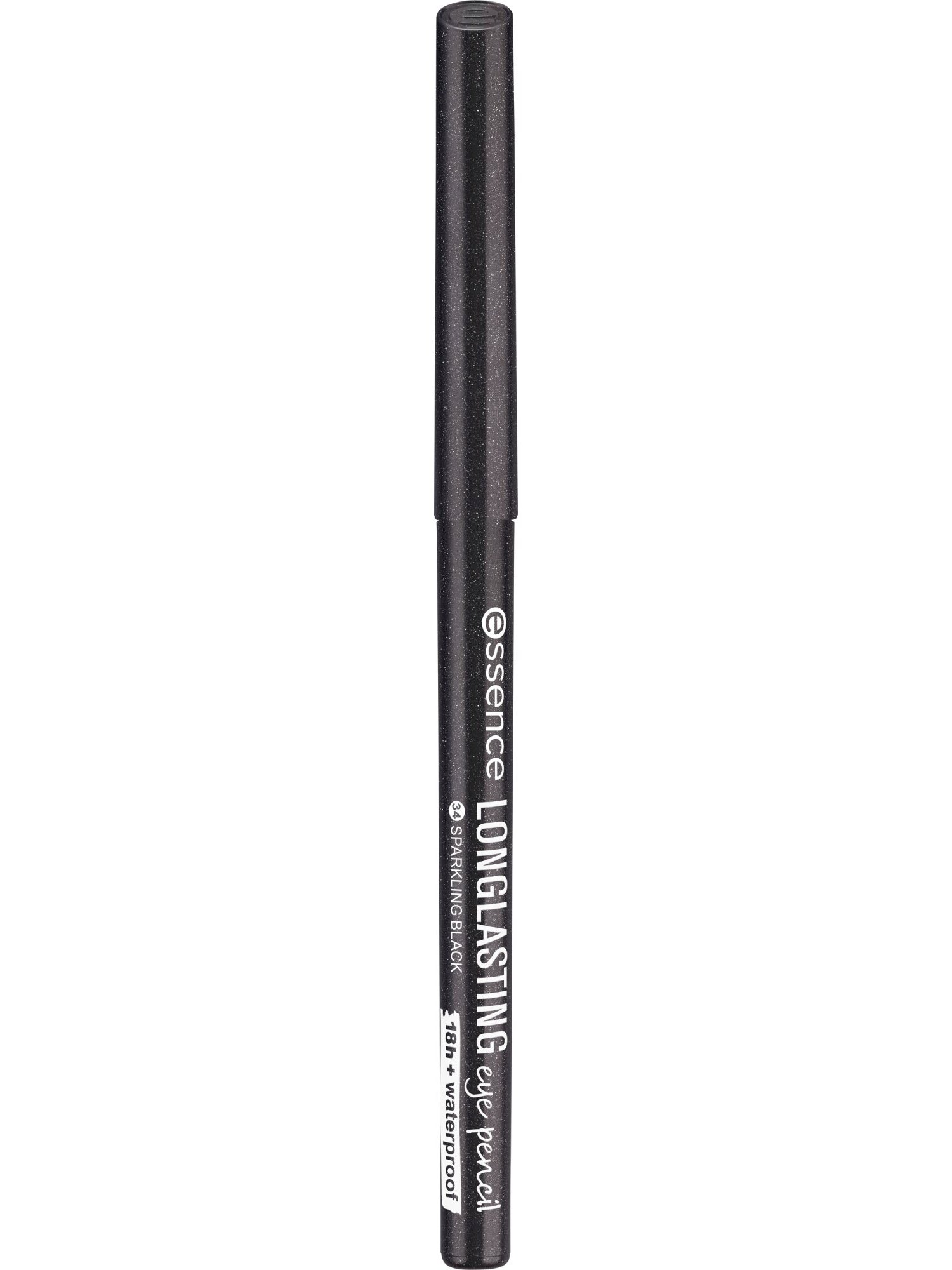 Карандаш для глаз Essence Long lasting, автоматический, тон: 34 sparkling black, 0.28г
